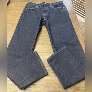 Everlane Uniform Women Jeans 32X30 Blue Slim Fit Straight Leg Organic Cotton